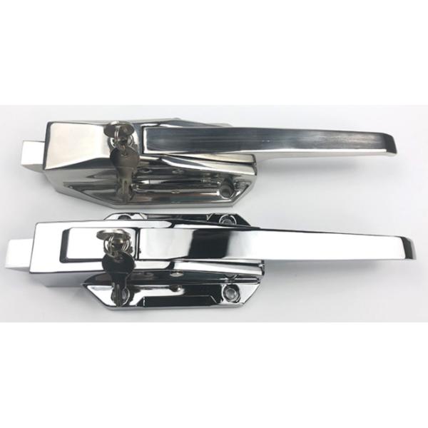 Portas do armazenamento frio do elevador da came, material branco do zinco da cor da prata das fechaduras da porta do armazenamento frio