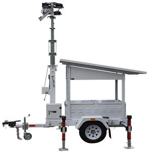 Mobile Solar Light Tower Running Time 19.2 Hours Construction Light Towers