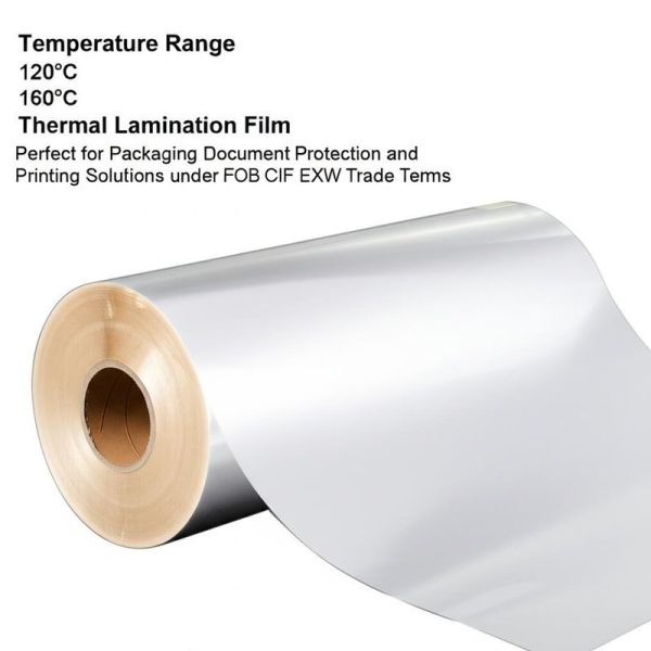 Soft Thermal Lamination Film A3 A4 5R 4R 3R BOPP Film Roll Hot Stamping
