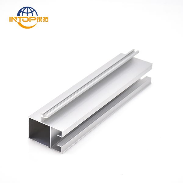 Matt Anodized Silver Window Profile for Kitchen 6063 T5 Alloy ODM Service