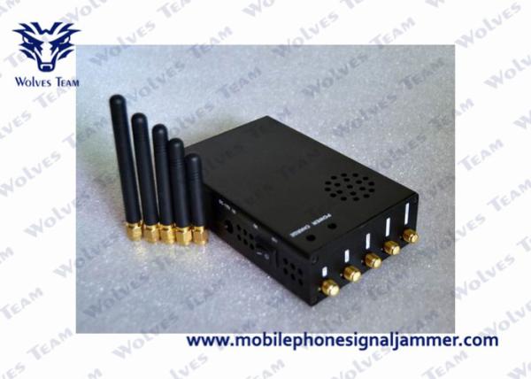3W Portable Cell Phone Jammer 20 Meters Jamming Range Eco Friendly