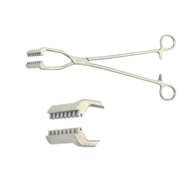 Класс II многоразовые медицинские хирургические щипцы 8 зубные сумки швейная скобка нержавеющая сталь