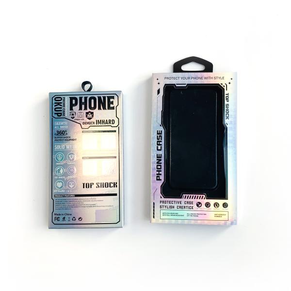 En stock Laser argent tiroir carton boîte d'emballage téléphone portable boîte de coffre avec plateau à ampoules pour iphone 16 promax