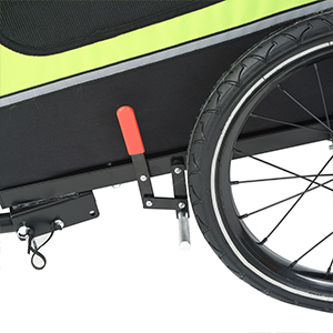 Dog Trailer, Medium Dog Buggy, Bicycle Trailer for Small and Medium Dogs Under 88 lbs