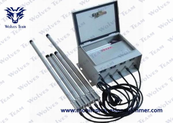 Waterproof 500W Cell Phone Jamming Device Continuous Working 24 Hours