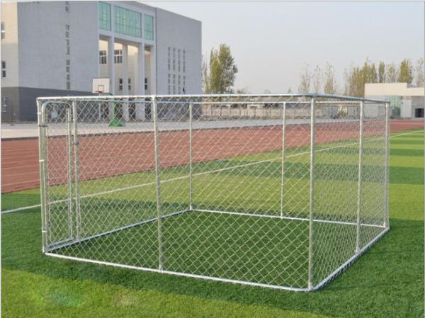 4x4x1.82M Thick Hot Galvanized Fence Big Dog Kennel/Metal Run/Pet house/Outdoor Exercise Cage