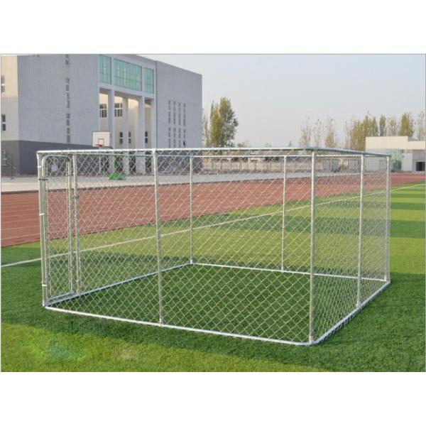 4x2.3x1.82M Thick Hot Galvanized Fence Big Dog Kennel/Metal Run/Pet house/Outdoor Exercise Cage