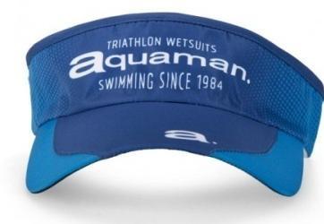 Adult Running Visor Triathlon Cap Cotton Twill Polyester Mesh Material