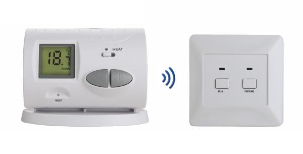 Não - termostato digital do termostato não programável sem fio sem fio programável do termostato
