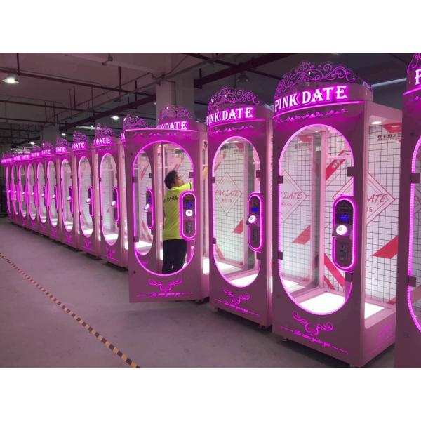 Single Prize Coin Operated Lottery Doll Vending Machine