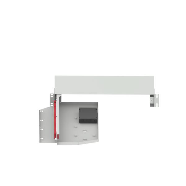 19-Inch FC UPC Swing Optic Fiber Patchpanel Sub-ODF for Network Fiber Optic Splitter
