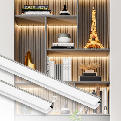 Profil en aluminium en verre LED Clip Light Armoire de cuisine 5 à 10 mm Verre