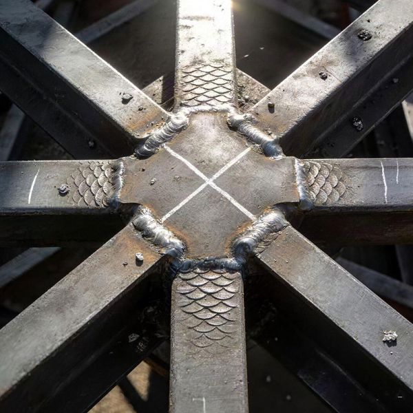 Hot Dip Galvanizing Steel Building Supports Reusable Customizable