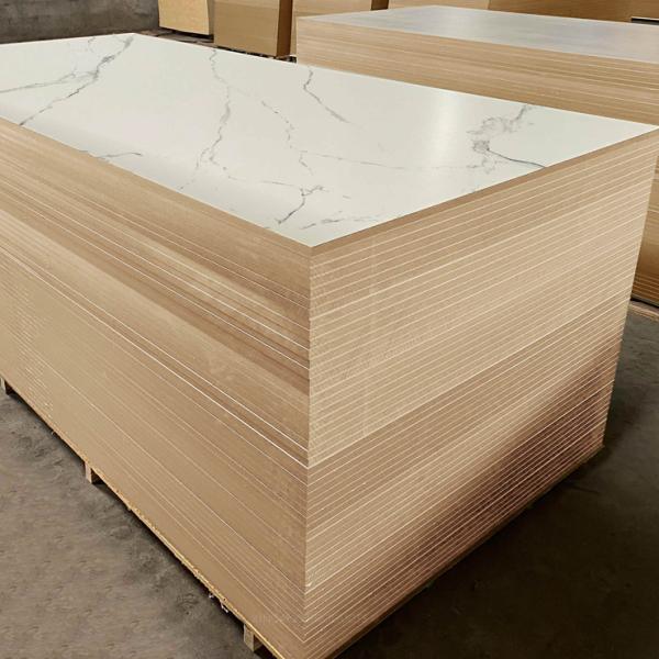 Real Wood Feel Melamine MDF Board 2440mmX1220mm Authentic Oak Texture Stain Resistant