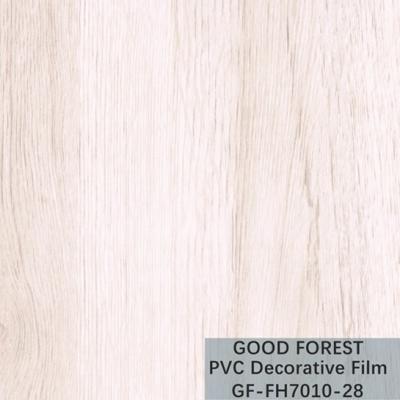 Wallboard White PVC Film Decorative 1260mm - 1330mm Width Wooden Grain