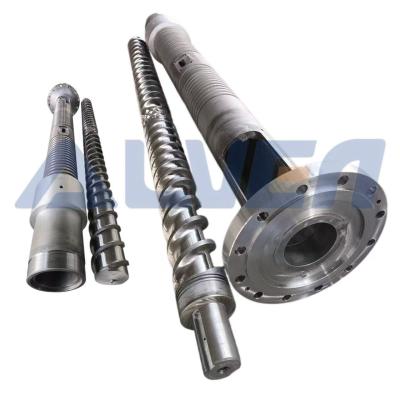 Alloy Steel Extruder Screw Barrel HRC58-62 with 0.5-0.8mm Nitride Depth