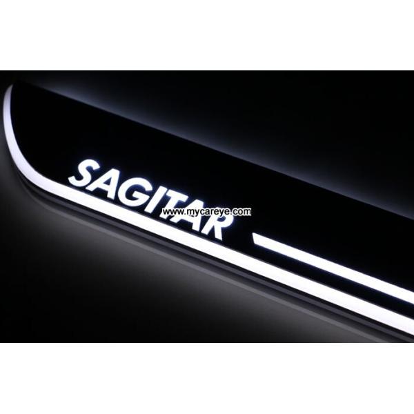 Volkswagen Sagitar car welcome light led Moving Door sill Scuff Pedal Lights