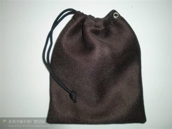 Promotional Polyester Material Sport Drawstring Bag Silk Screen Printing Surface