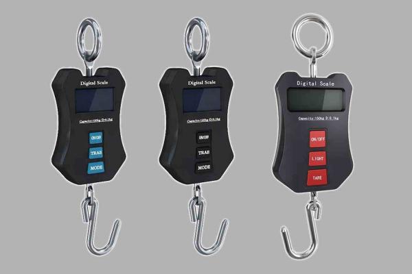 Black Color ABS Plastic Housing Portable Hanging Weighing Scale with 300 Kg Capacity
