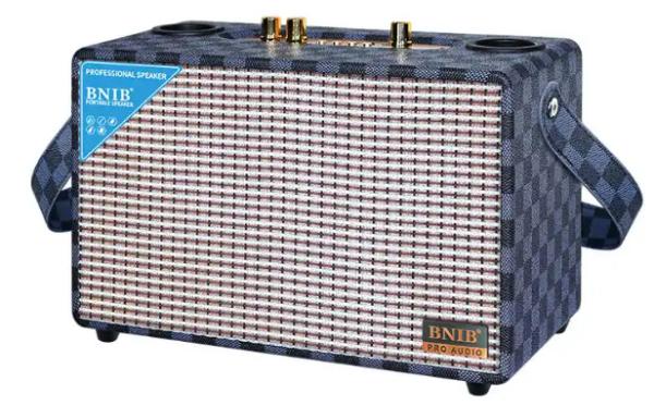 16W Retro Portable Bluetooth Speaker TWS USB Outdoor BT Speaker