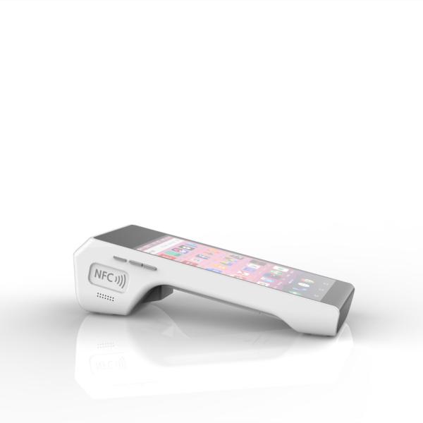 USB Handheld Payment Devices , Handheld Ordering Systems With Fingerprint Barcode Reader NFC