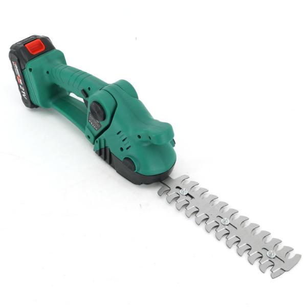 Powerful Lithium Hedge Trimmer With Multi-Purpose Cutting Heads For Hedges And Grass