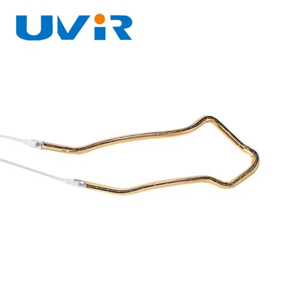3D Gold Coated Quartz Infrared Heating Lamp Tube 150-6000W