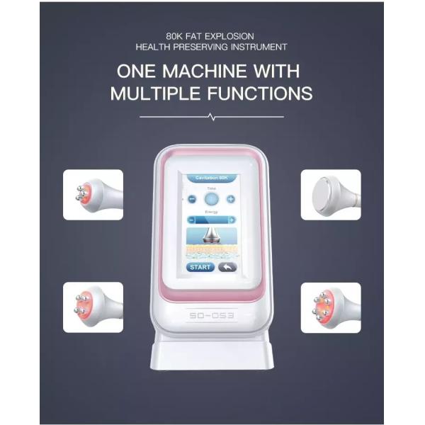 ручки жирный горя ваяя RF портативной машинки 3 кавитации 80K уменьшая машину