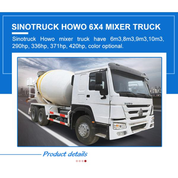 2019 Year Used Concrete Truck Mixer with Air-Conditioned Cabin and 9 Displacement