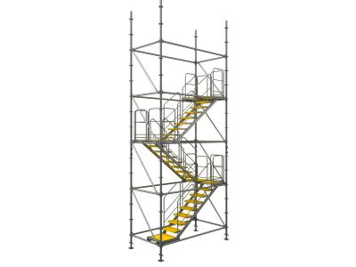 Convenient Ring-lock Scaffolding Stair Towers with good bearing
