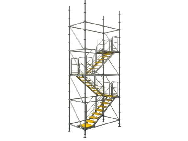 Convenient Ring-lock Scaffolding Stair Towers with good bearing