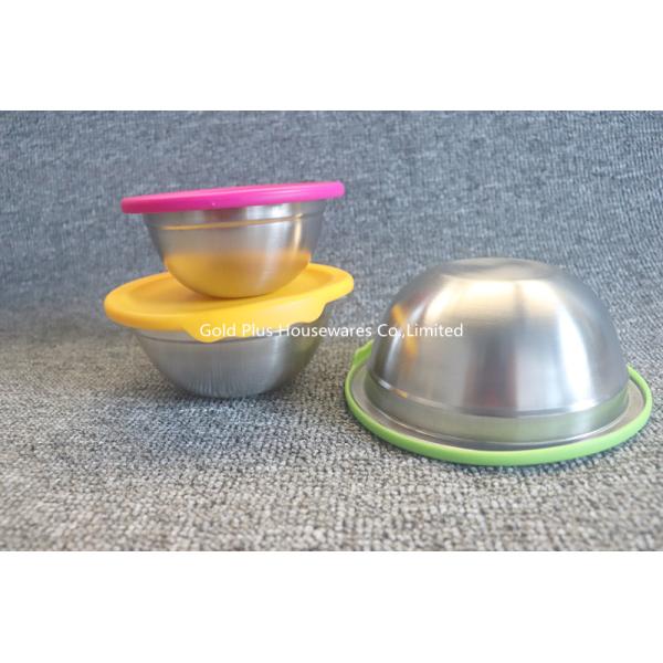 6pcs Big Capacity Stainless Steel Kitchen Mixing Bowl Set Non Toxic