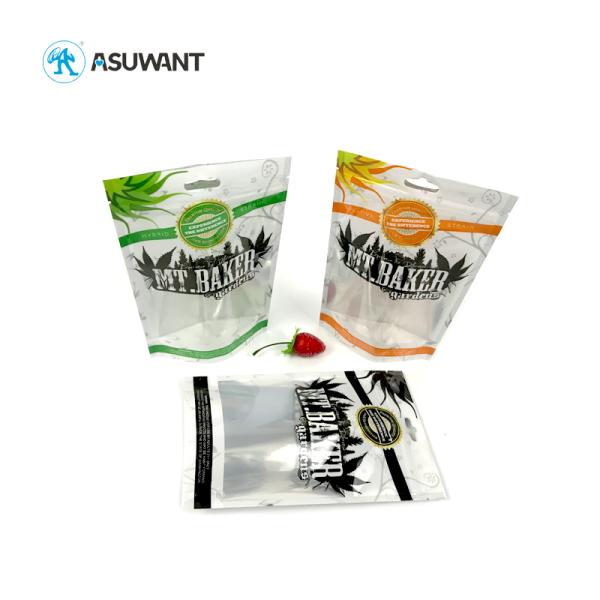 Custom Medical Weed Mylar Bags Operation Matte Aluminum For Marijuana Weed