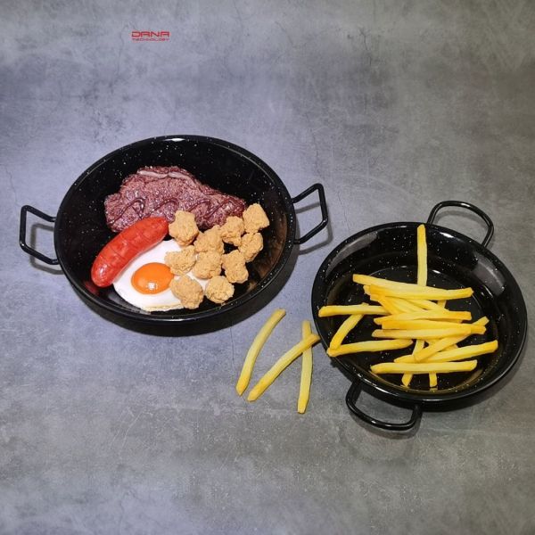 Indoor Outdoors Enamel Nonstick Paella Pan For Rice Recipes Customized Logo