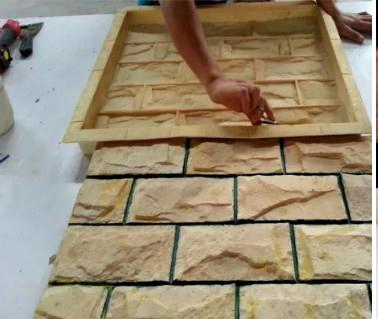 Manual de bricolaje para la fabricación de compuestos de dos partes de caucho de uretano líquido para moldes de piedra de hormigón sin disolvente