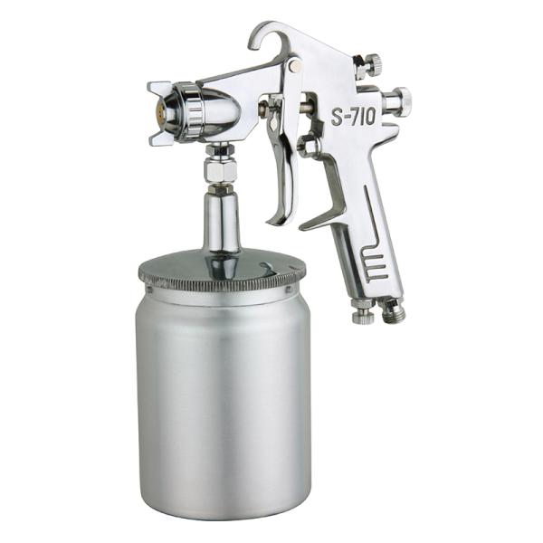 High Pressure 1.8mm Nozzle Suction Feed Nozzle Aluminum Cup Air Spray Paint Gun Sprayer
