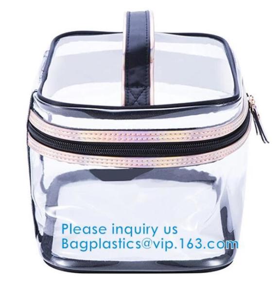 PVC Mini Plastic Cosmetic Bags , Cosmetic Tote Bags Printed Promotional Makeup Bag, Cosmetic bags, swimwearr bag
