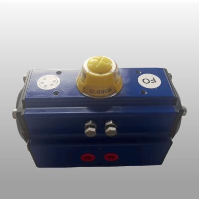 Single Action Pneumatic Rotary Actuator NAMUR ISO5211 DIN3337 Standards For Valves