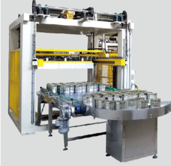 Electrical Control Food Packaging Systems Filled Iron Can Depalletizer Machine