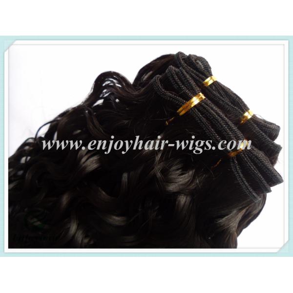 Malaysian 5A virgin remy hair weave ,natural color(can be dye) curly 10''-26''