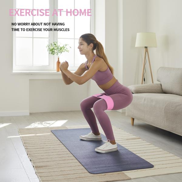 Customizable 3-Piece Resistance Bands Set  Rubber Booty Bands for Home Fitness Glute Leg Training Loop Equipment