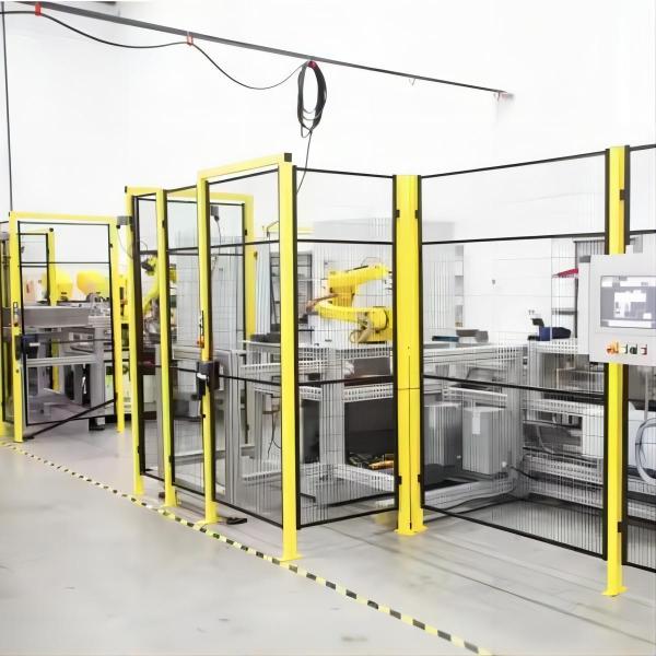 Warehouse Fence Workshop Isolation Net Partition Metal Network For Pallet Racking