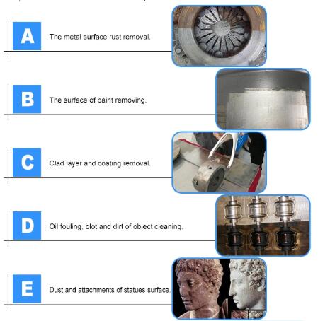 Машина чистки лазера металла 500 ватт для ржавчины извлекая, Хандхэльд уборщика лазера