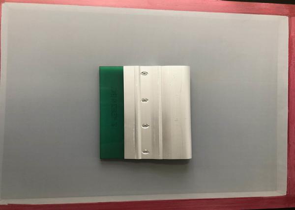 Wood Handle White Screen Printing Squeegee Blades Wear Resistant 55A-90A Hardness