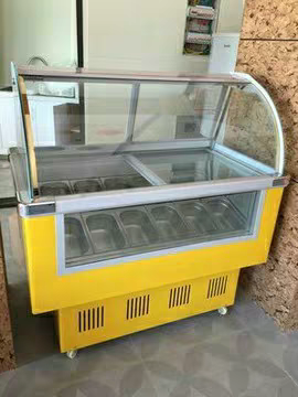 200L Commercial Ice Cream Dipping Cabinet 53 Gallon 220V 110V
