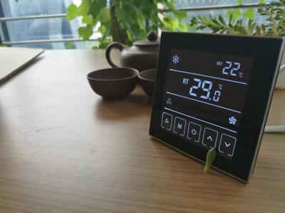 Tela do espelho da velocidade do termostato 3 da unidade da bobina do fã do termostato do LCD Digital Fcu