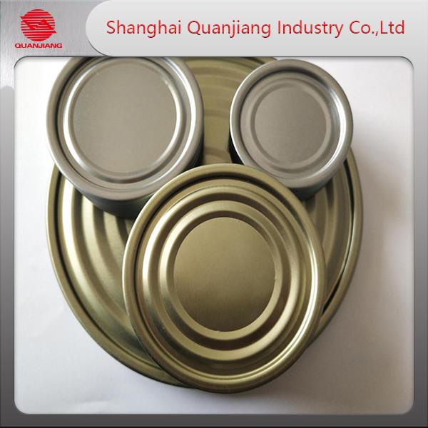 99mm Food Packaging Dia 401#Tinplate Bottom Lids Normal Tinned Round Bottle End