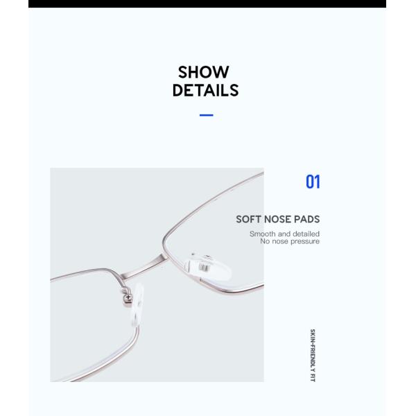 Fashion 136MM Anti Blue Light Reading Glasses Men Women'S Computer