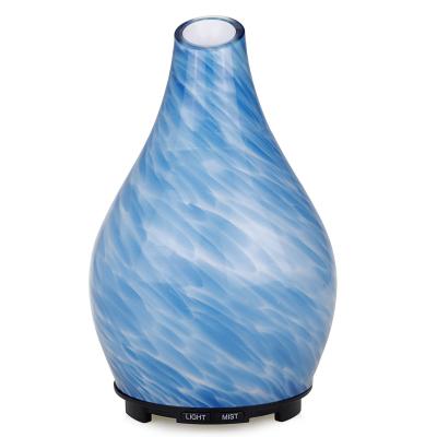 Ultrasonic Art Glass Colour Changing Aroma Diffuser , ROHS 200ml Room Scent Diffuser