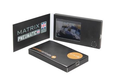 Vidéo promotionnelle en HD Brochure Lcd Carte de vœux pour invitation